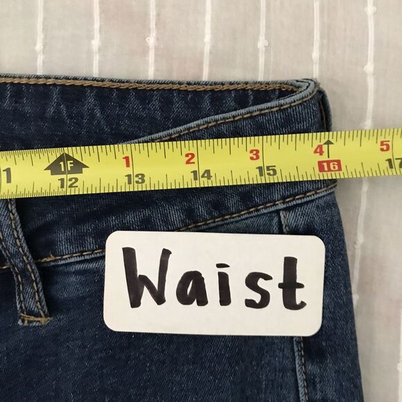 Rock & Roll Denim Medium Wash Blue Flared Bell Bottom Jeans NEW 30 x 32 - Picture 5 of 8